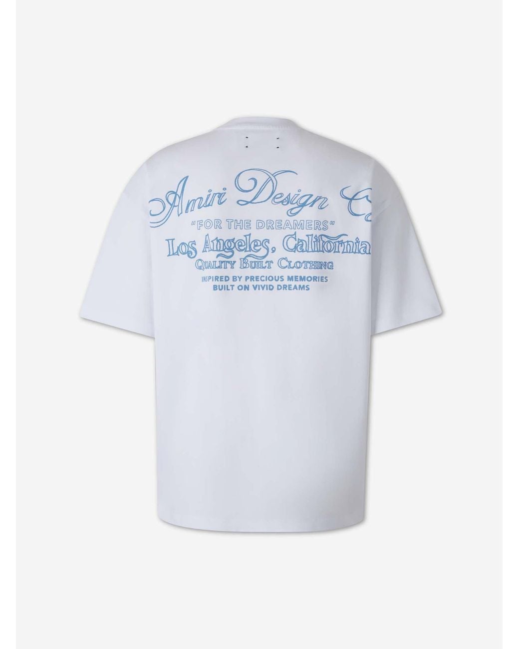 Amiri White Short Sleeve T-Shirt for men