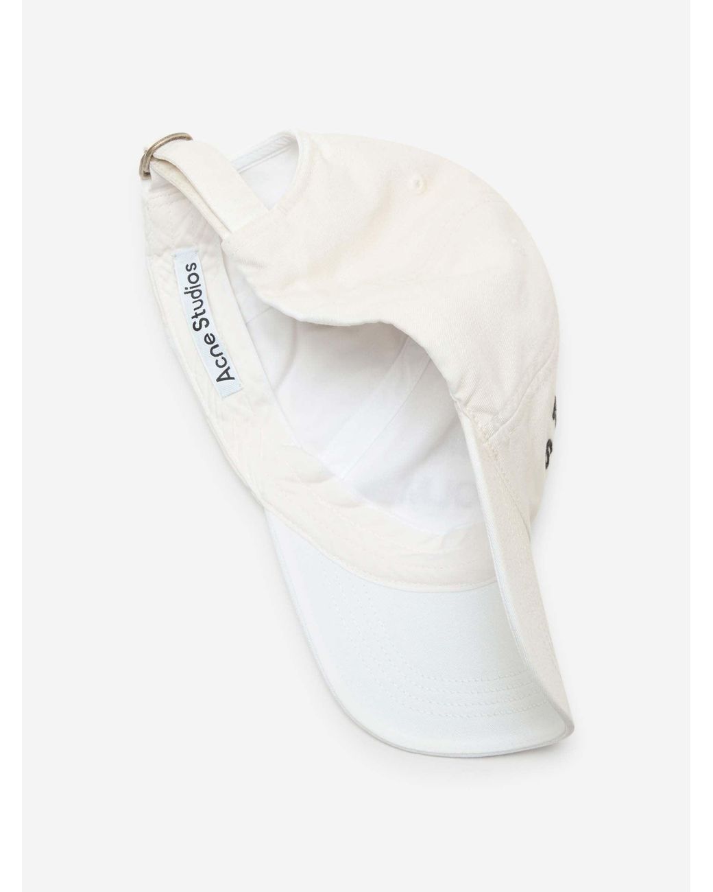 Acne Natural Cotton Logo Cap