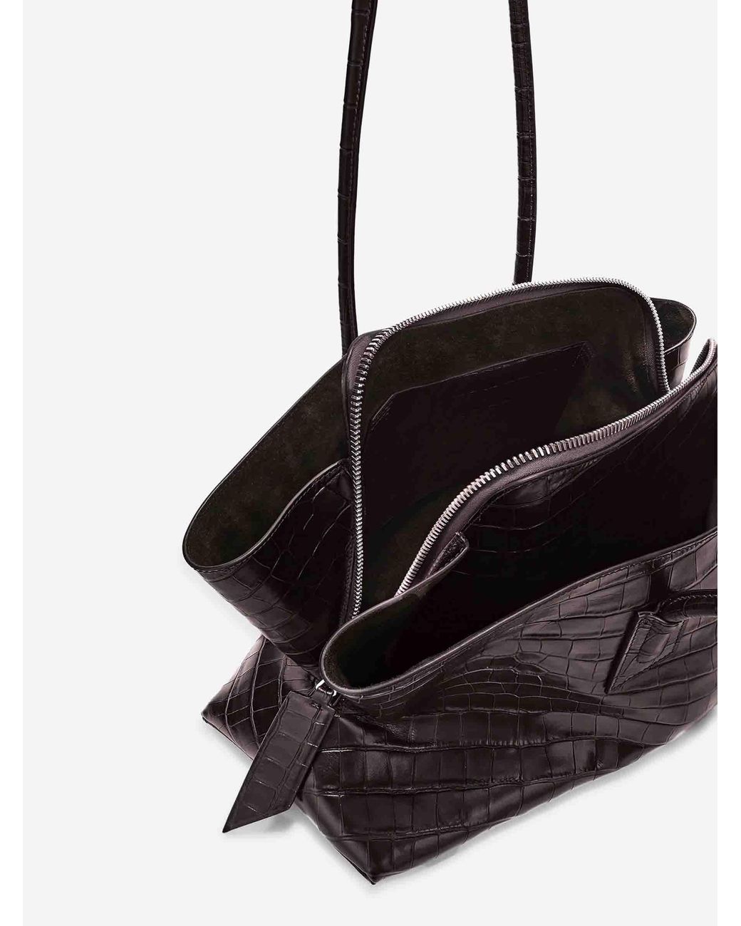 The Attico Brown La Passeggiata Medium Bag
