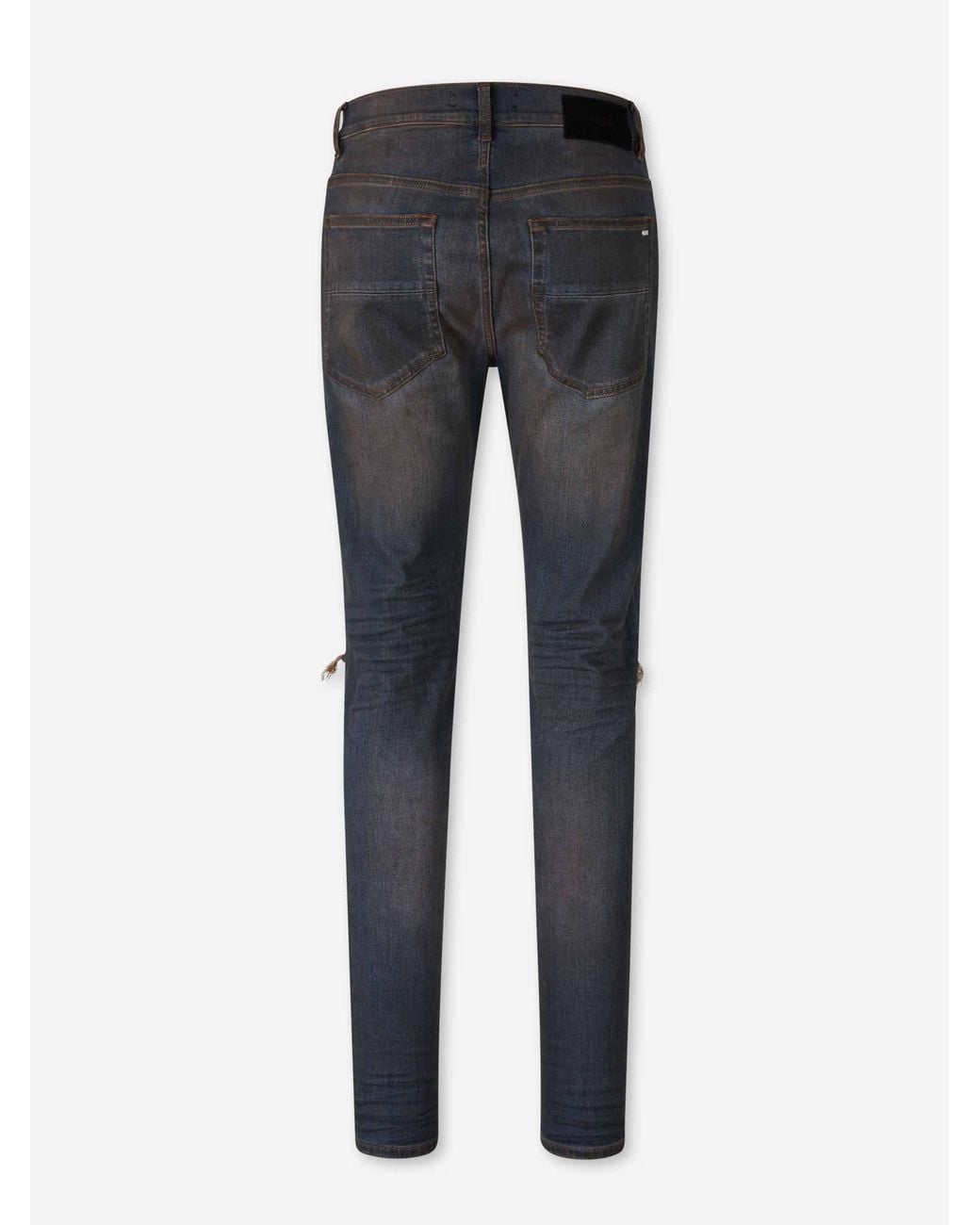 Amiri Blue Jeans Ultrasuede Mx1 for men