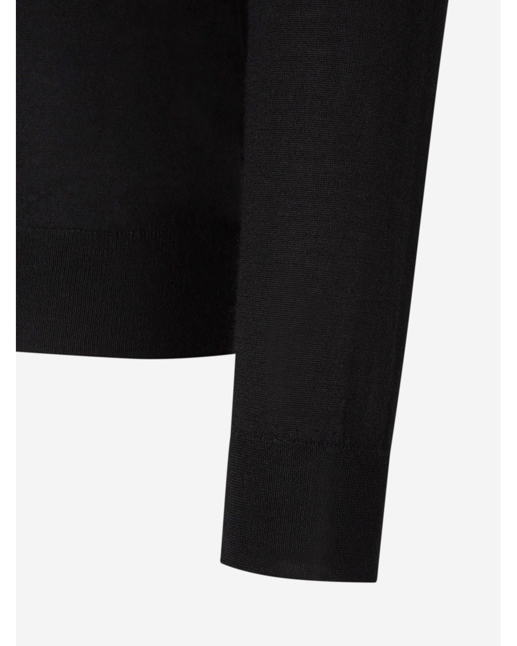 Santa Eulalia Black High Neck Sweater for men
