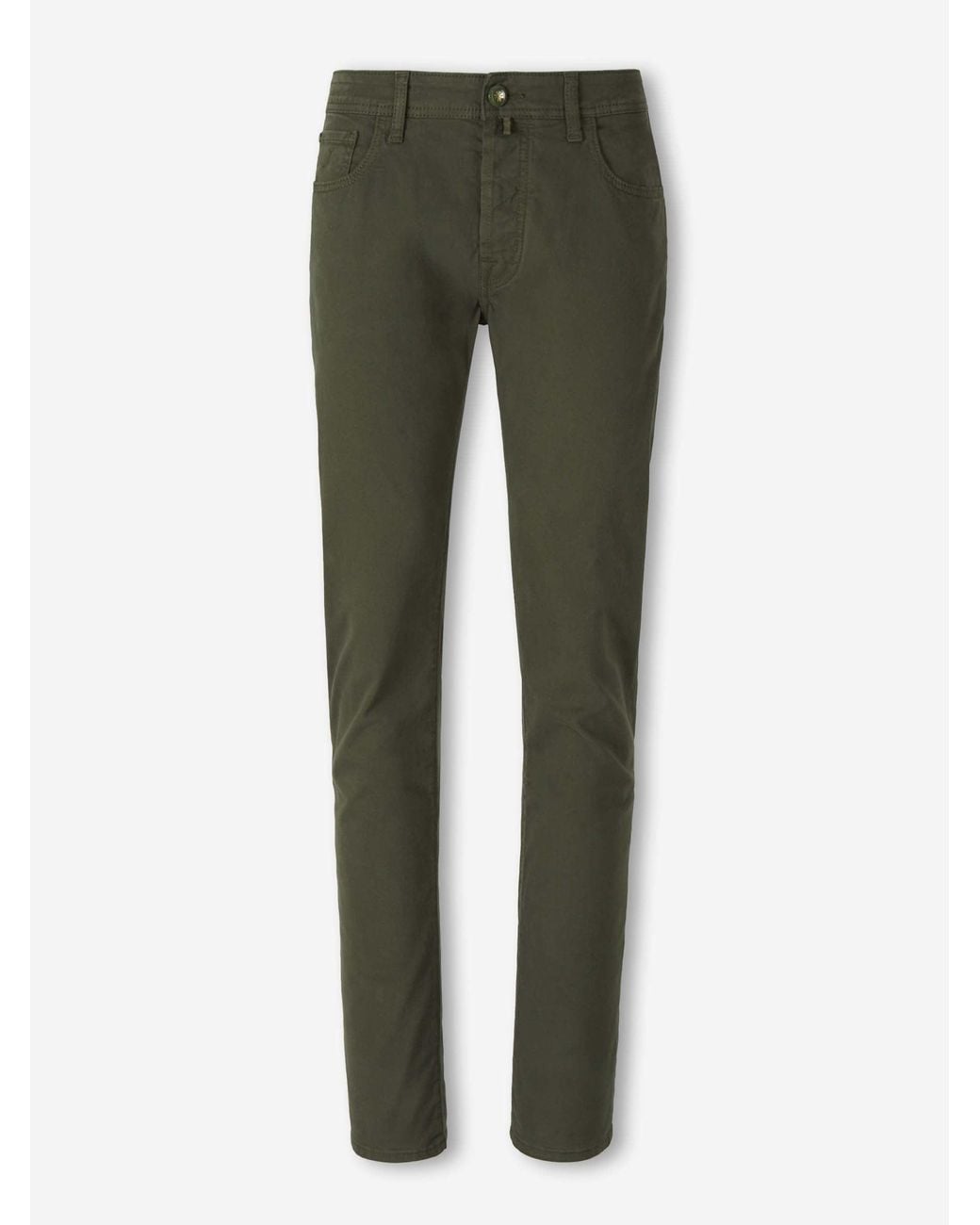 Jacob Cohen Green Straight Leg Pants for men