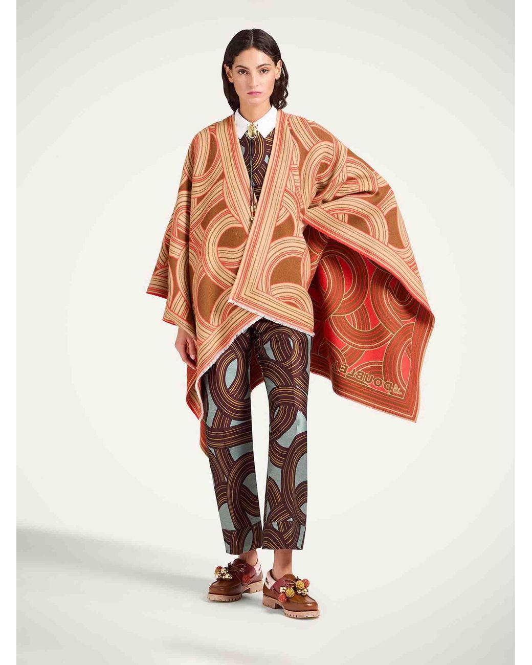 LaDoubleJ Orange Poncho Soul