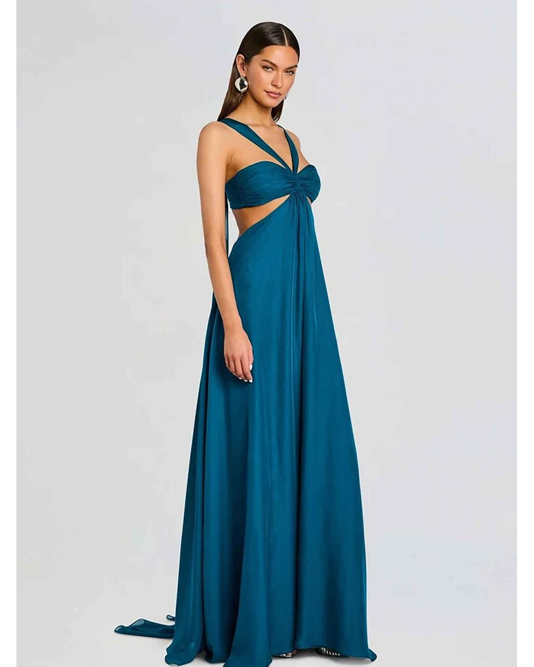 retroféte Blue Maxi Dress Meira