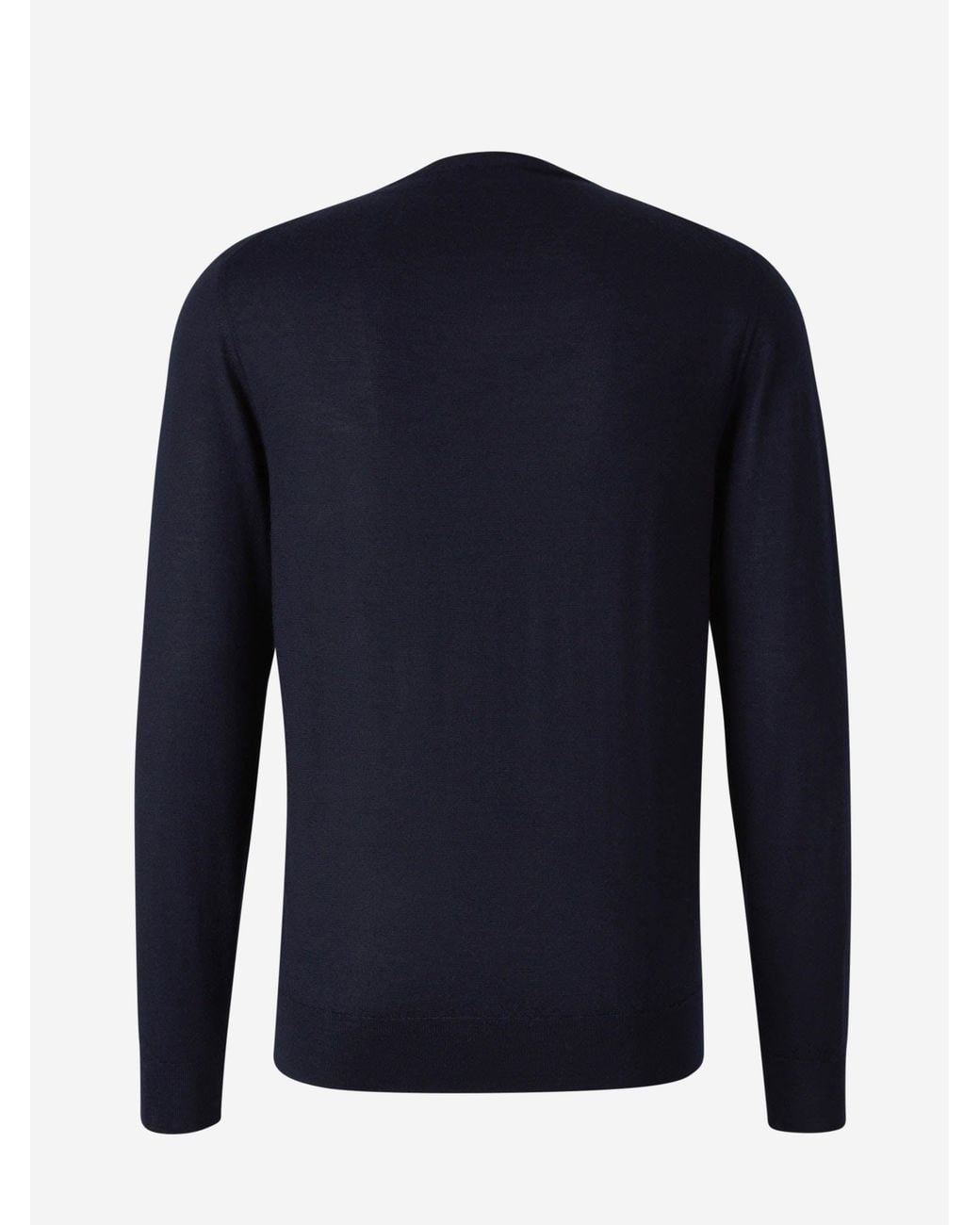 Santa Eulalia Blue Cashmere V-Neck Sweater for men