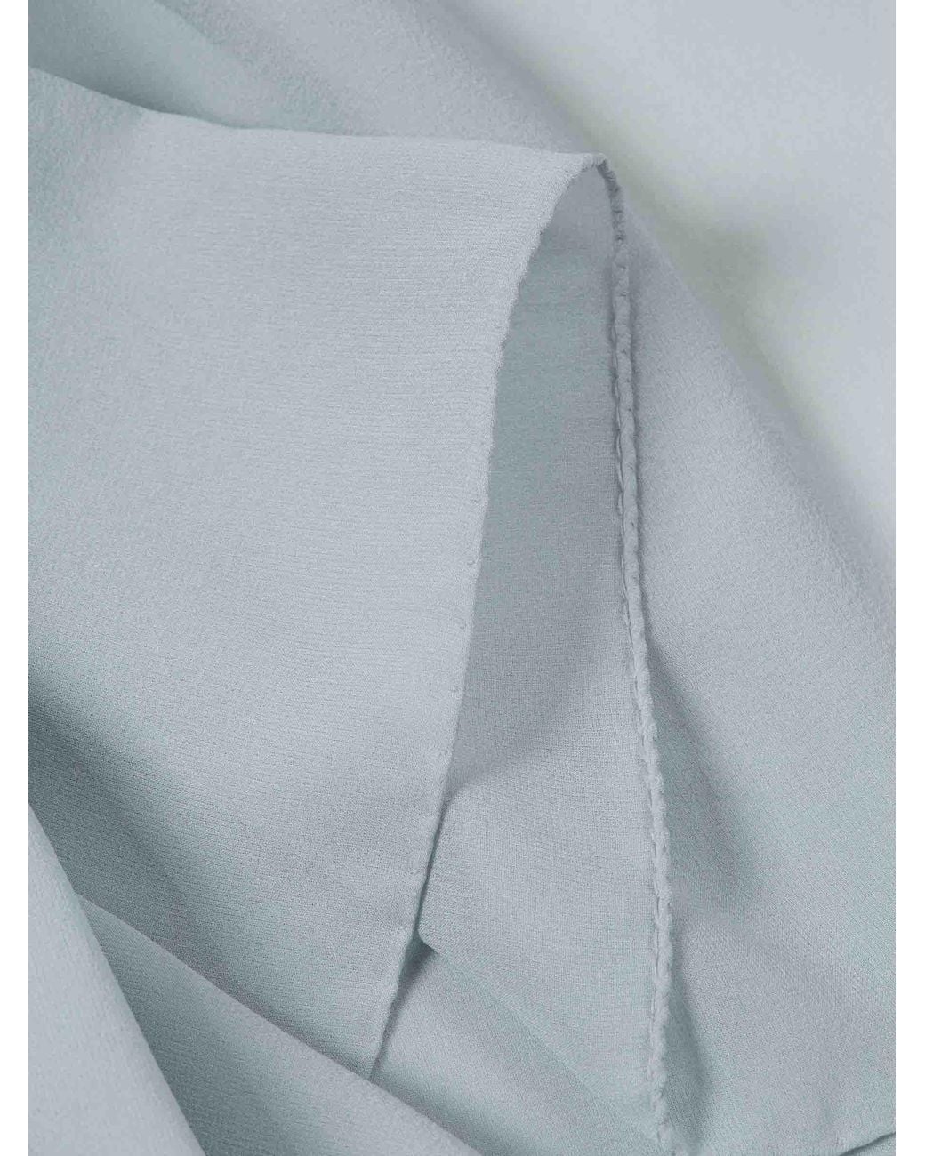 Santa Eulalia Blue Plain Silk Scarf