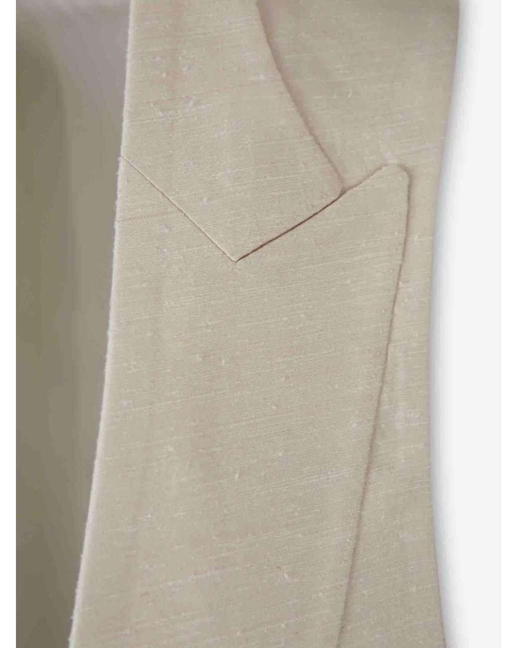 Santa Eulalia White Classic Crossed Vest for men