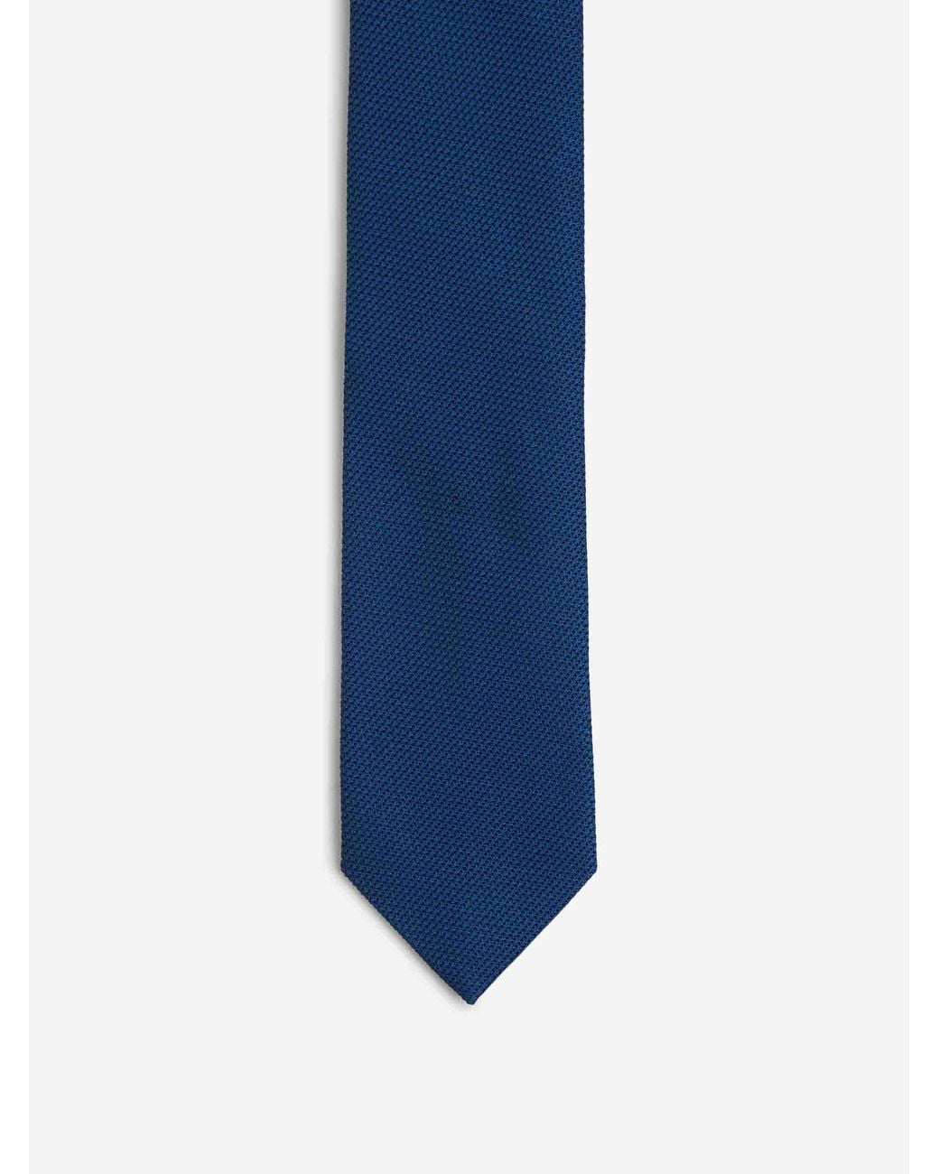 Bigi por Santa Eulalia Blue Interlaced Silk Tie for men