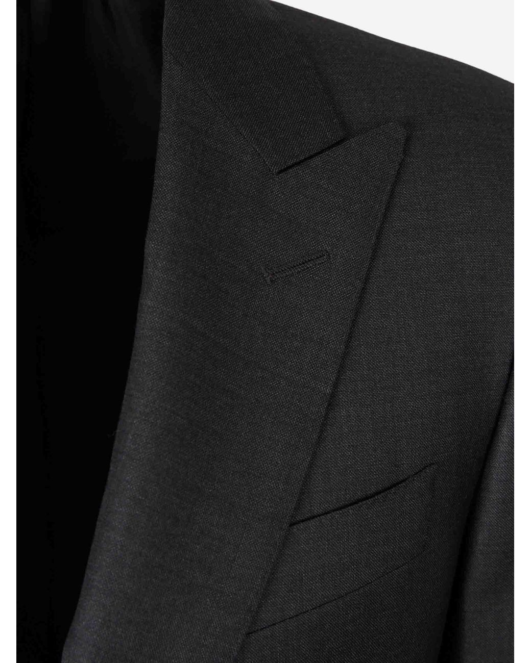 Canali Black Morning Suit And Wool Trousers for men