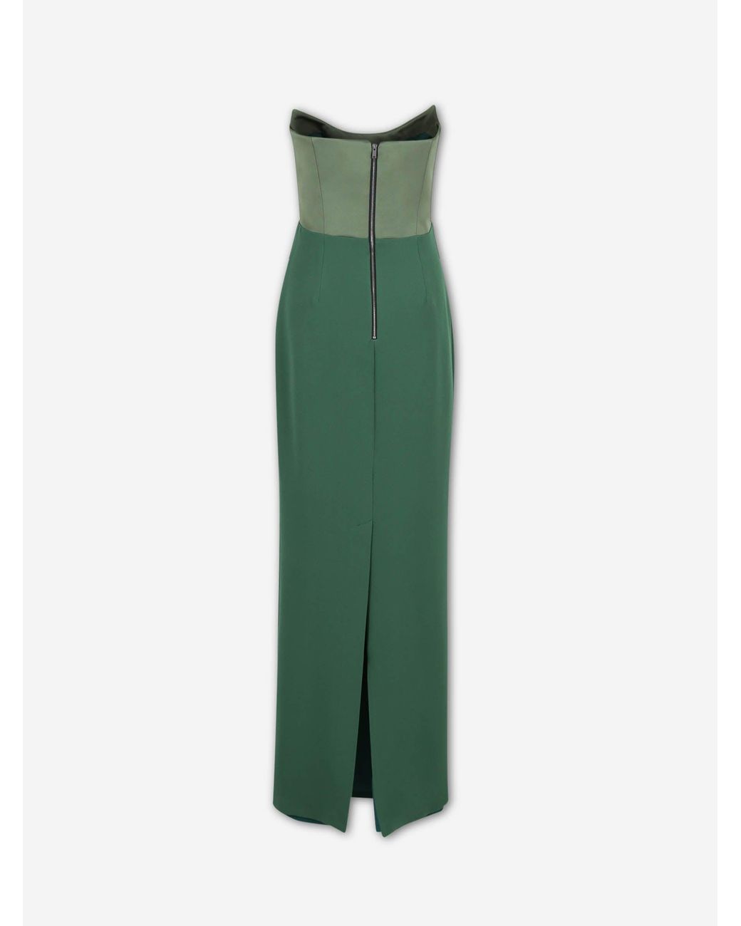 Safiyaa Green Drew Maxi Dress
