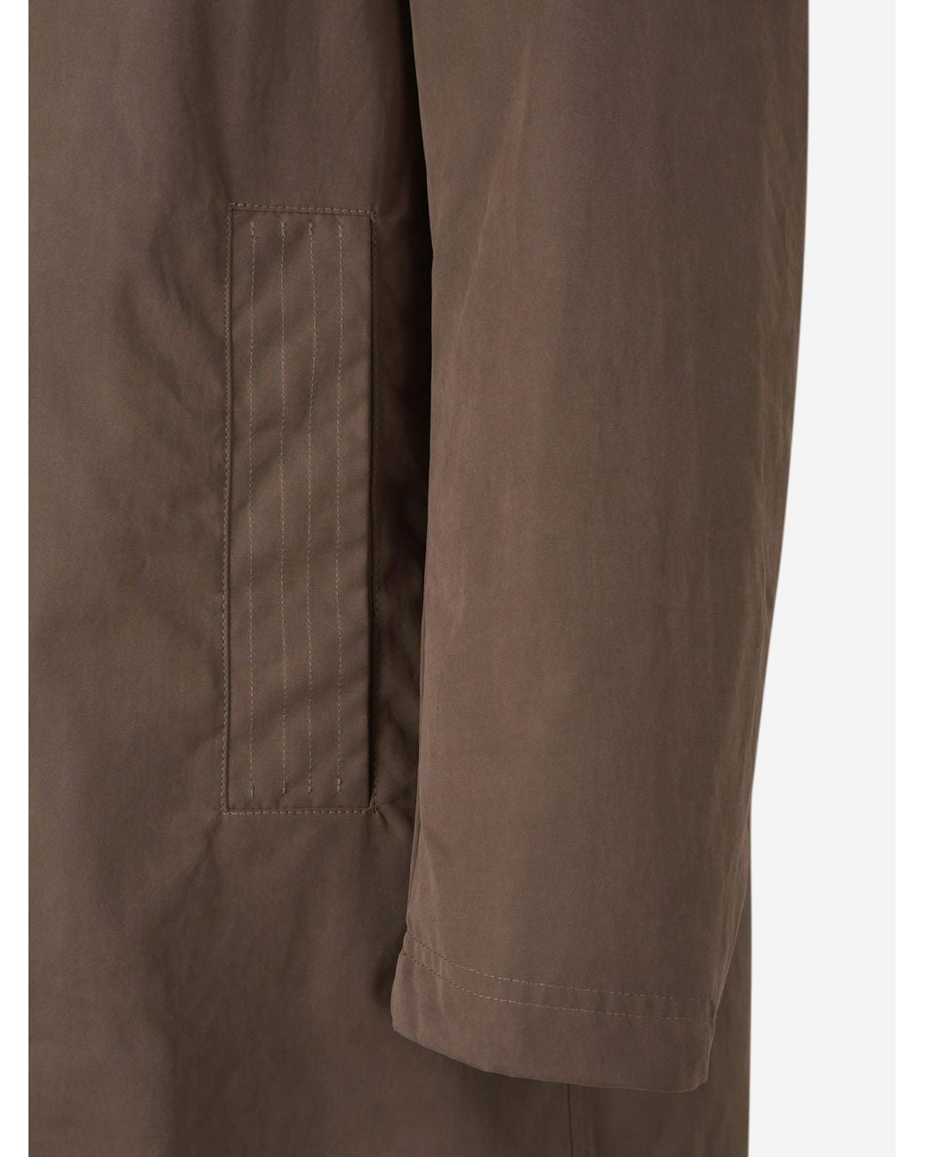 Herno Brown Long Padded Parka for men