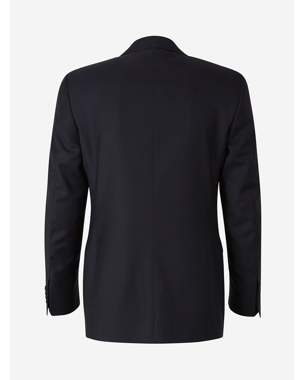 Canali Blue Wool Straight Suit for men