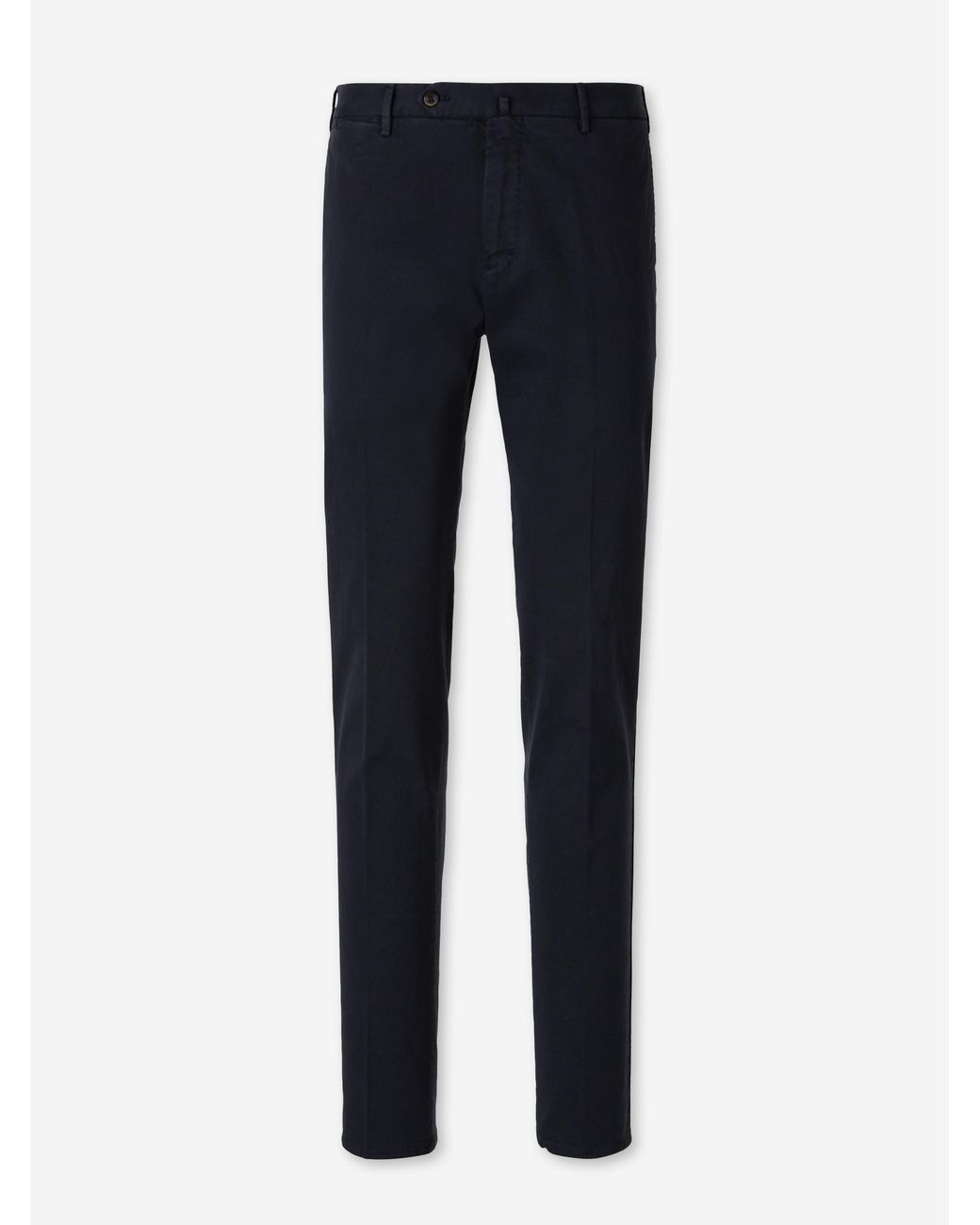 PT Torino Blue Straight Chino Trousers for men