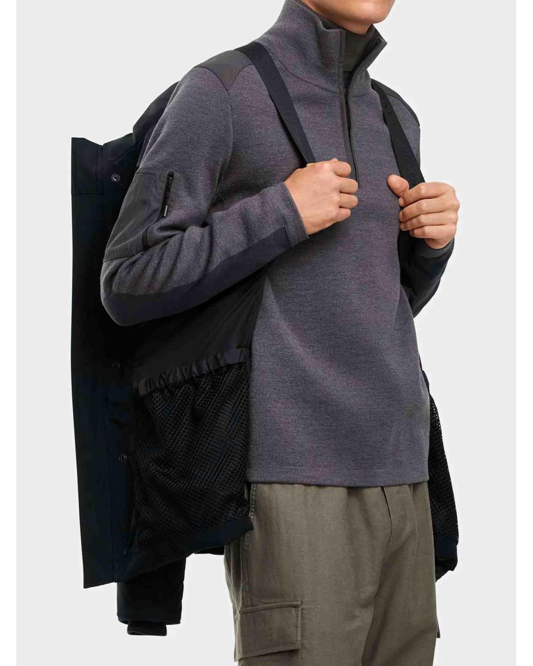 Canada Goose Black Wyndham Short Down Jacket for men