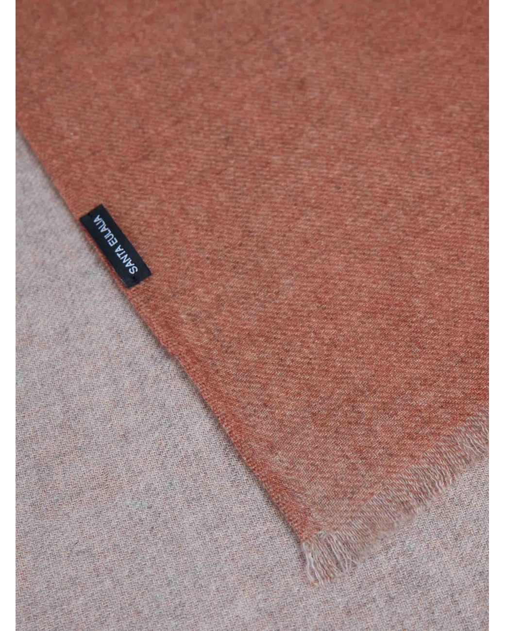 Santa Eulalia Brown Cashmere Scarf for men