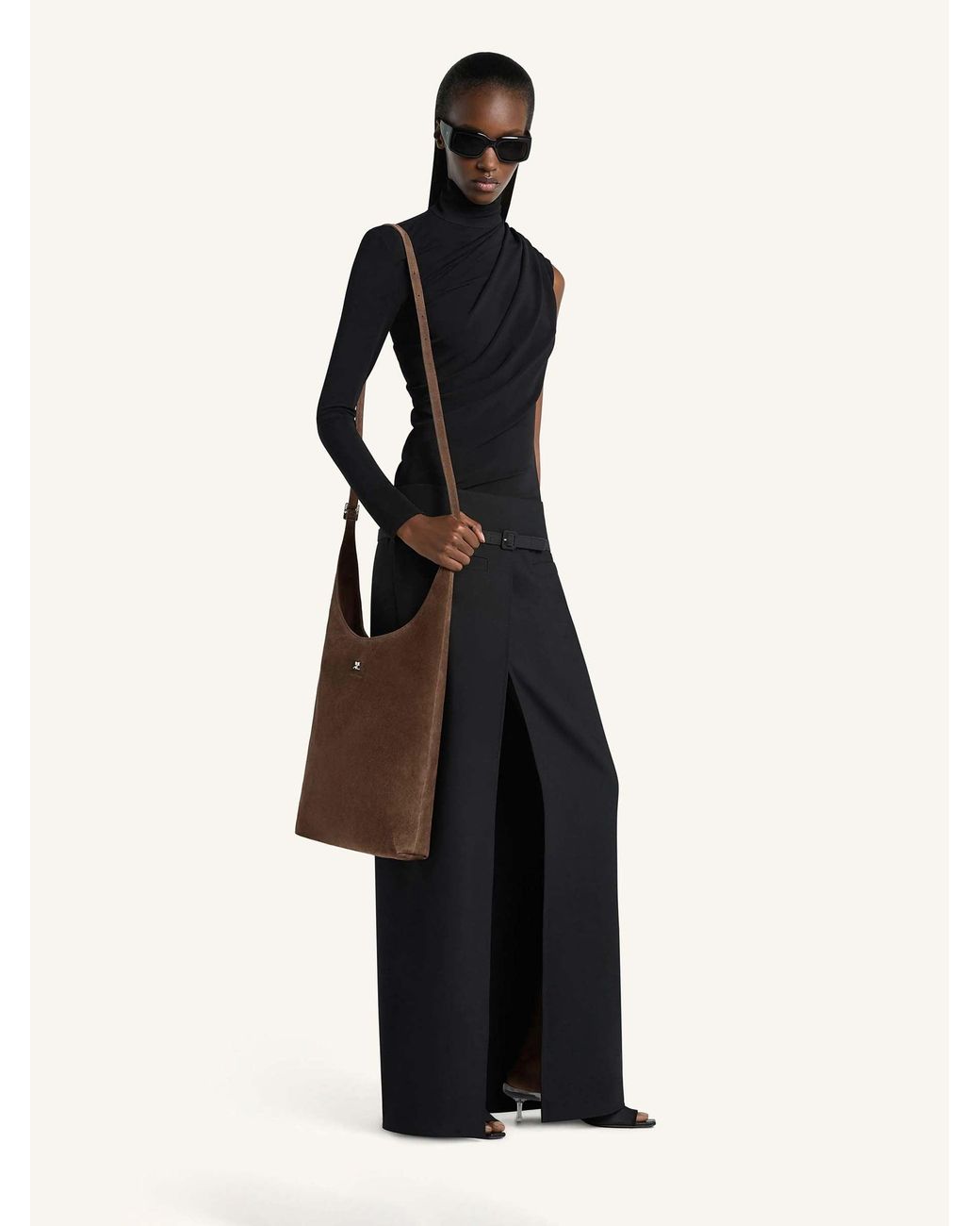 Borsa Tote Melt di Courreges in Brown