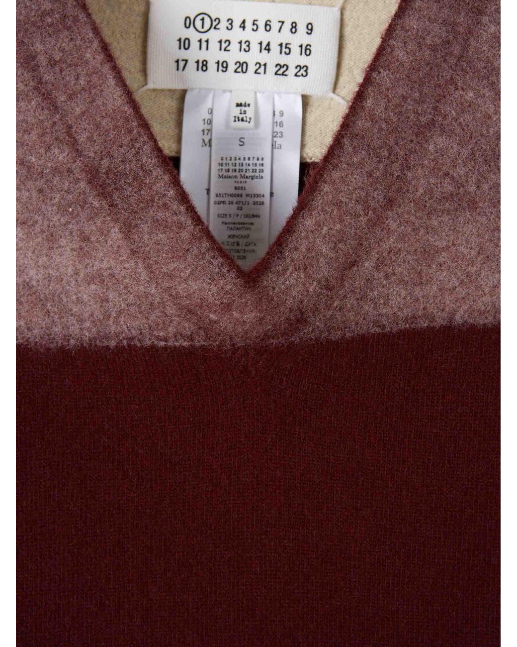 Maison Margiela Red Wool Vest