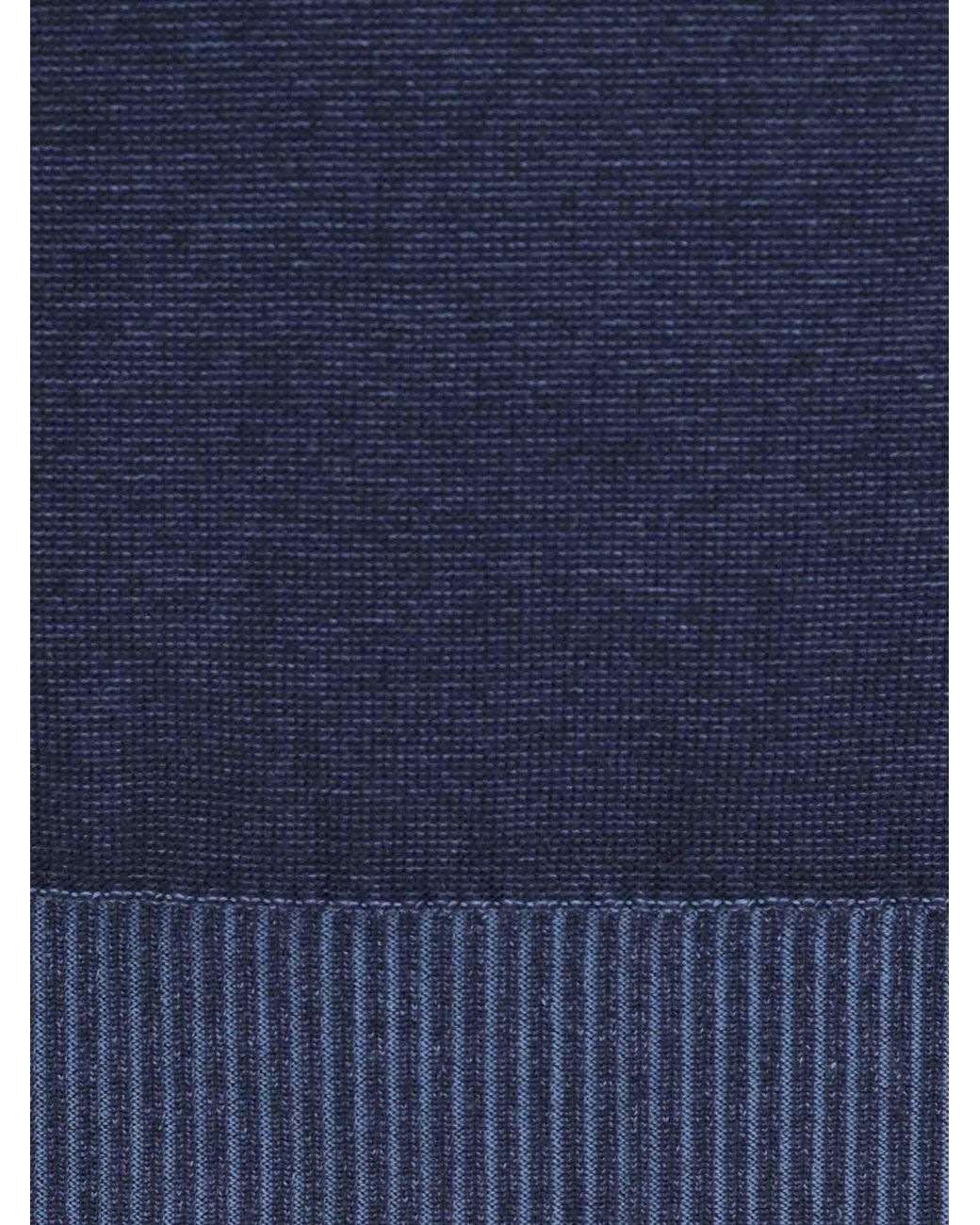 Santa Eulalia Blue Fine Knit Sweater for men