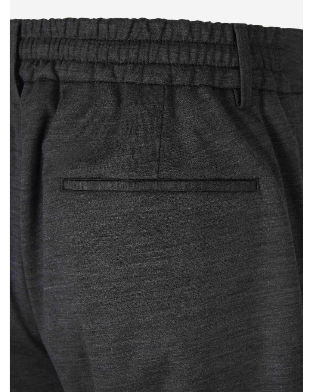 Santa Eulalia Gray Elastic Waist Trousers for men