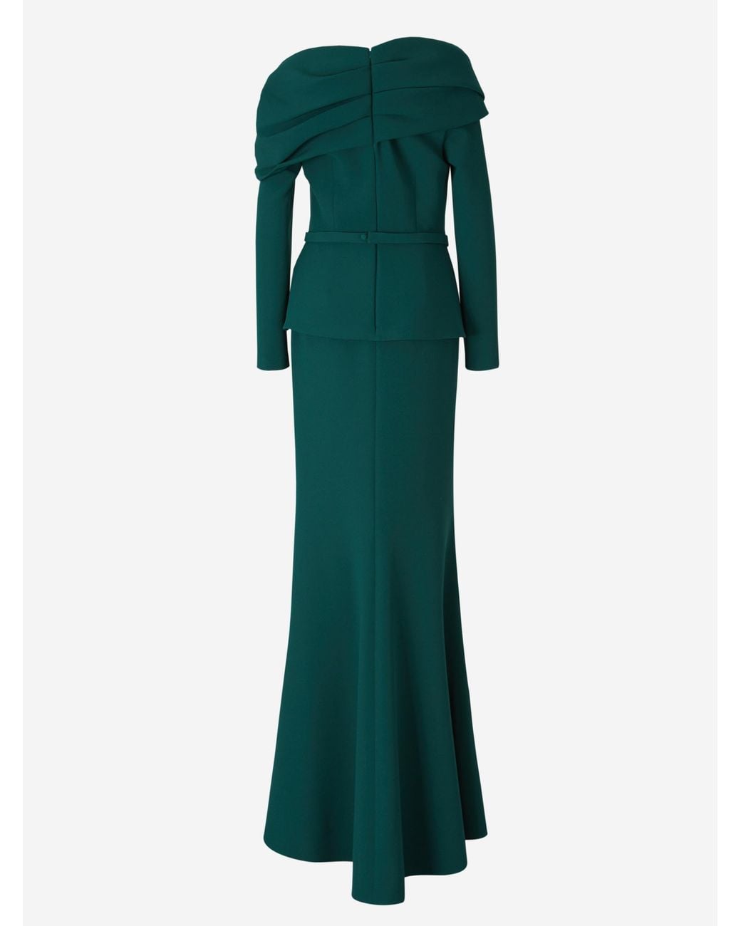 Safiyaa Green Andra Carolina Maxi Dress
