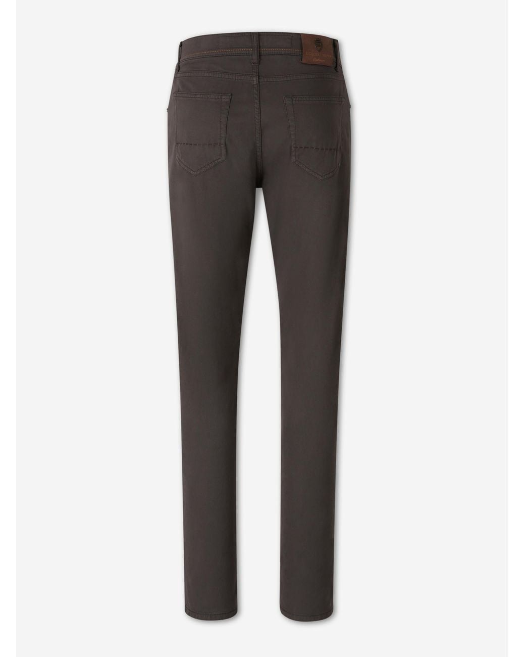 richard j. brown Gray Milano Straight Leg Trousers for men