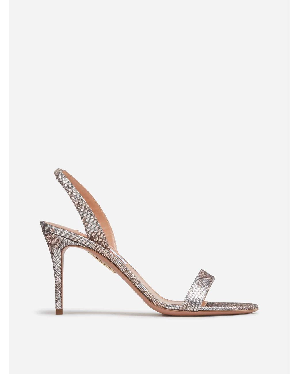 Aquazzura White So Nude Sandal