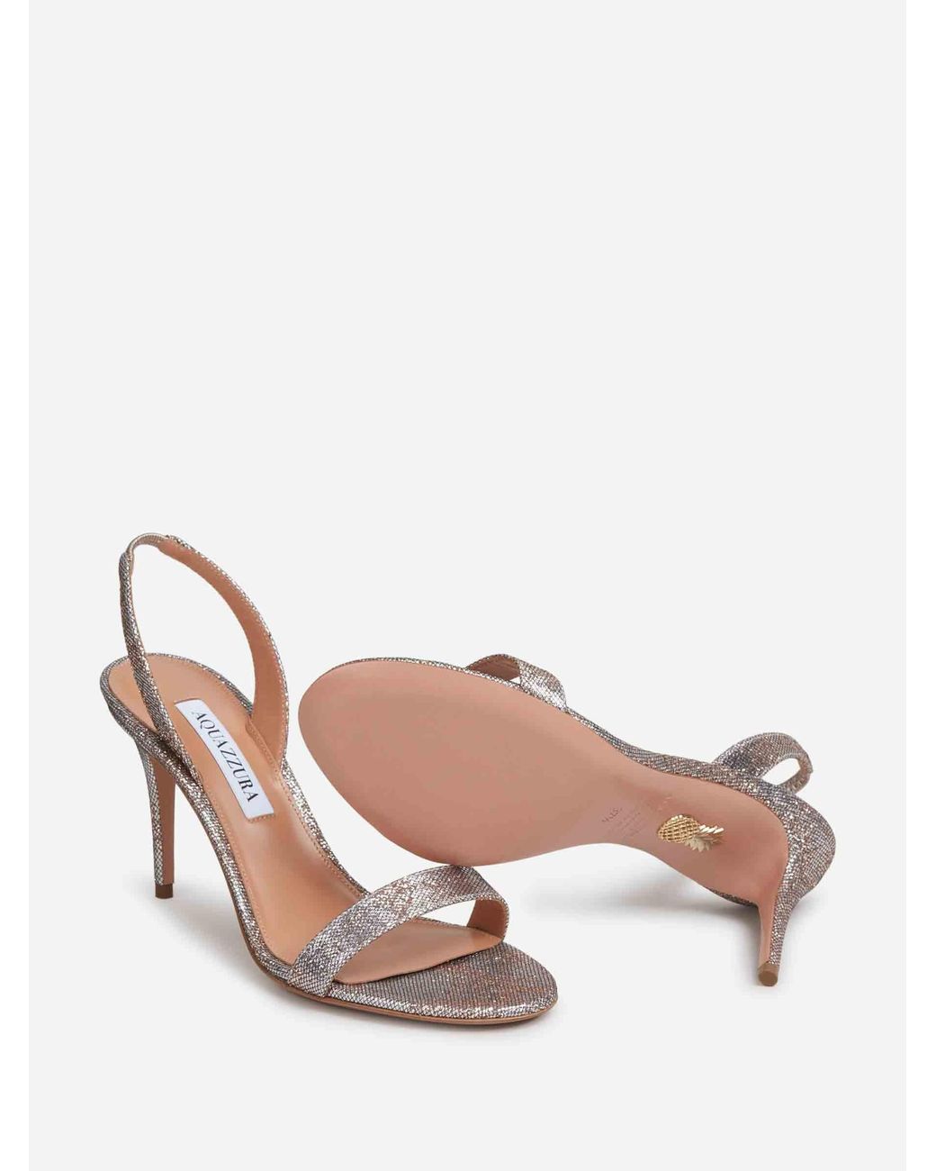 Aquazzura White So Nude Sandal