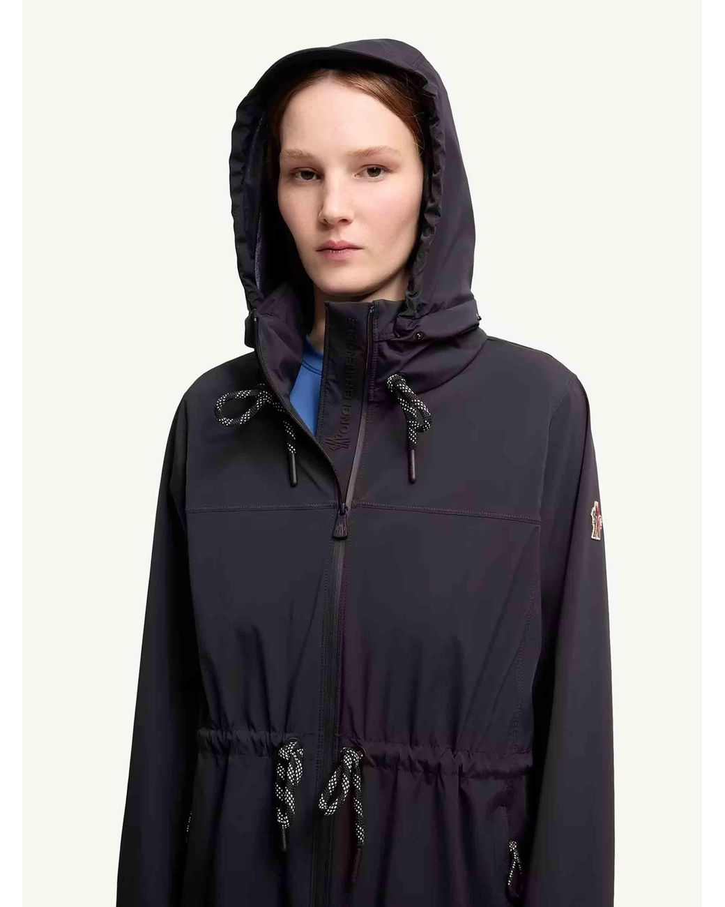 Moncler Blue Soulare Technical Jacket