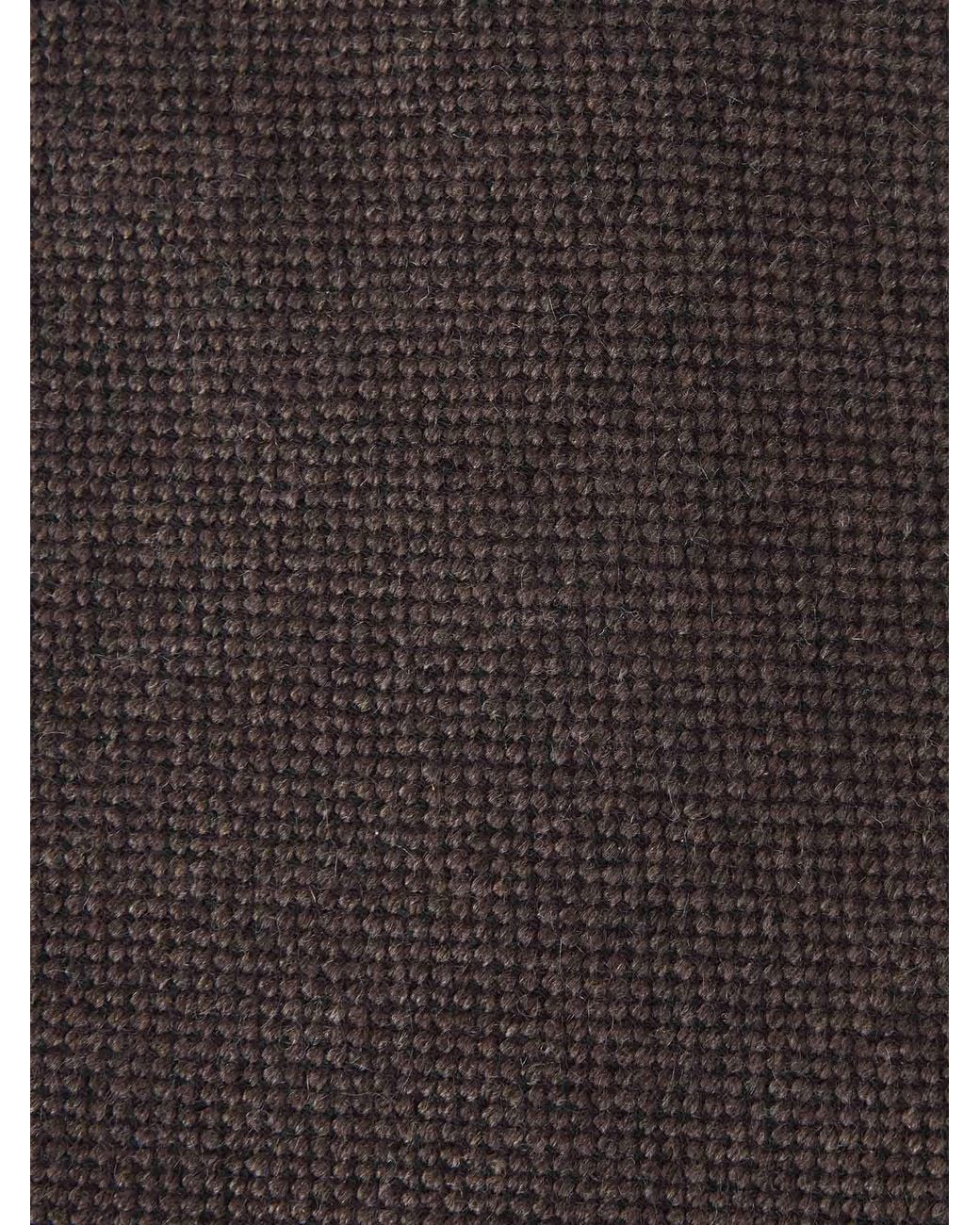 Petronius Brown Plain Cashmere Tie for men