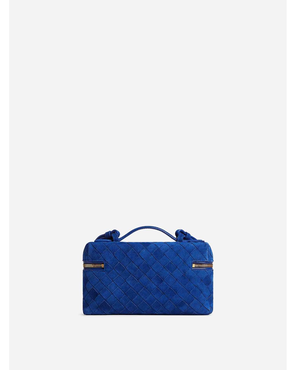 Bottega Veneta Blue Bang Bang Intrecciato Tasche