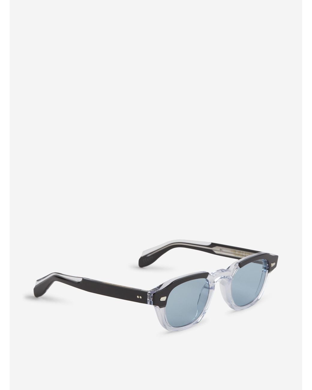 Cutler & Gross Blue 1420 Round Sunglasses for men