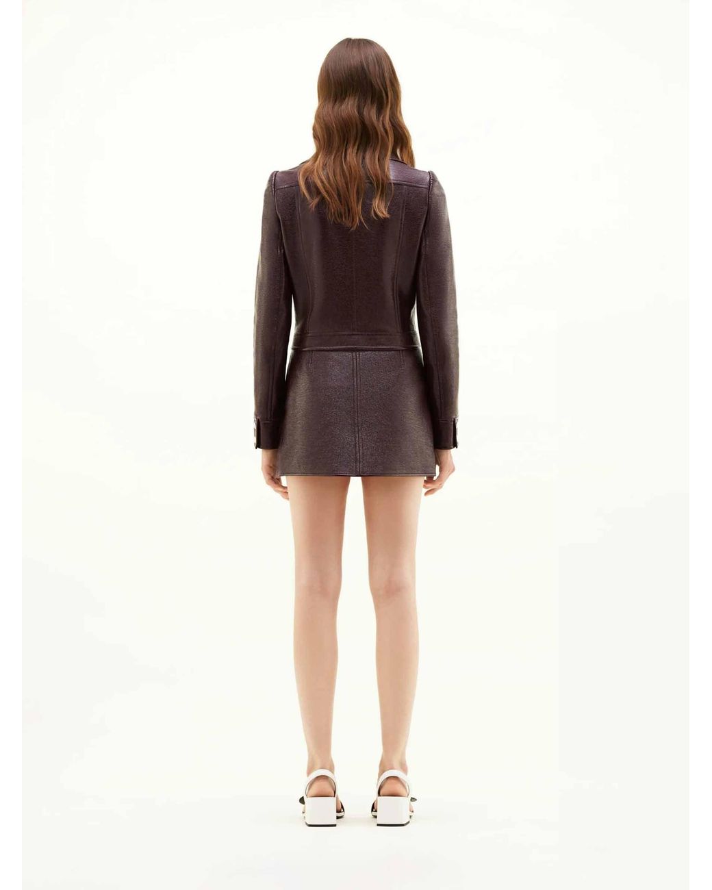 Courreges Brown Vinyl Jacket Reissue