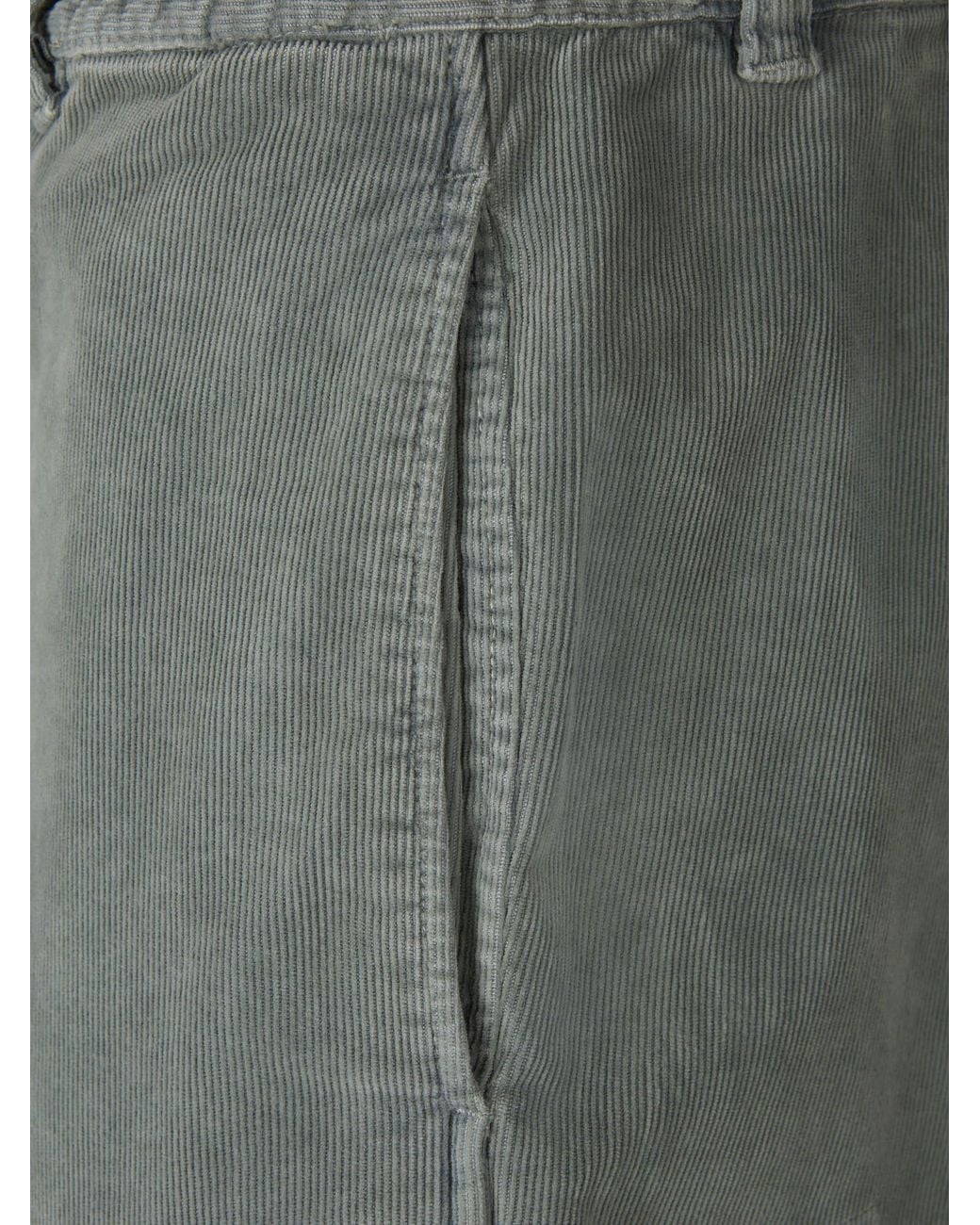 C P Company Gray Cargo Corduroy Pants for men