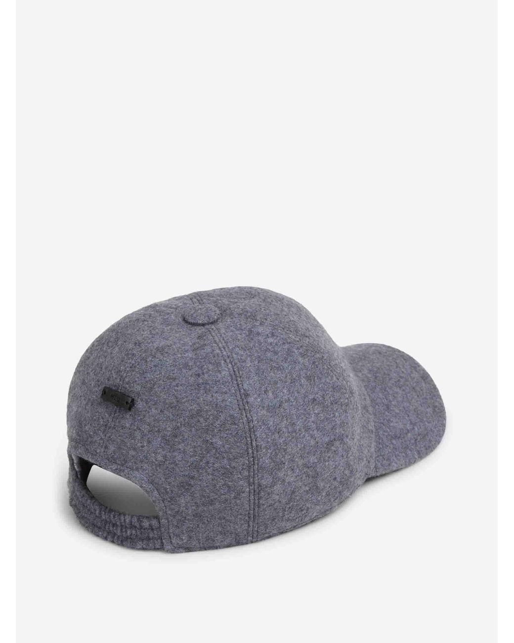 Fedeli Gray Cashmere Cap for men