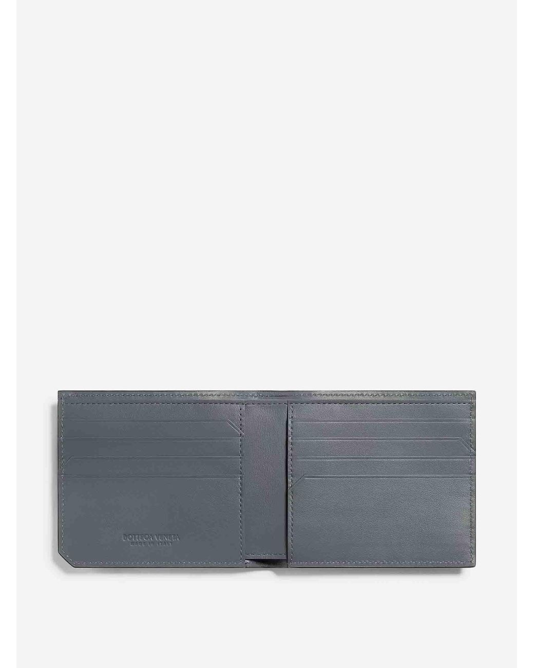 Bottega Veneta Black Intrecciato Fino Wallet for men