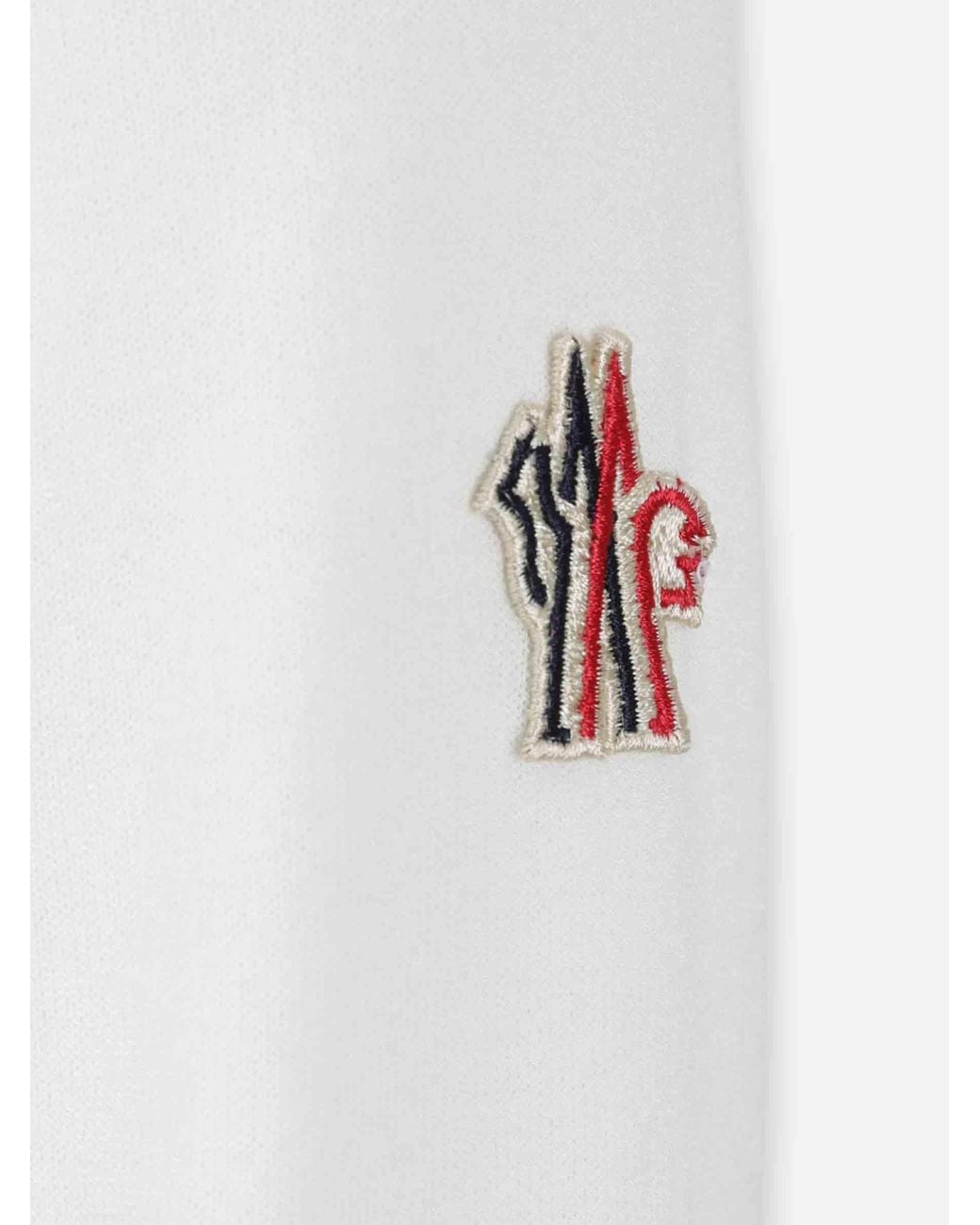 Moncler White Round-Neck Knitwear