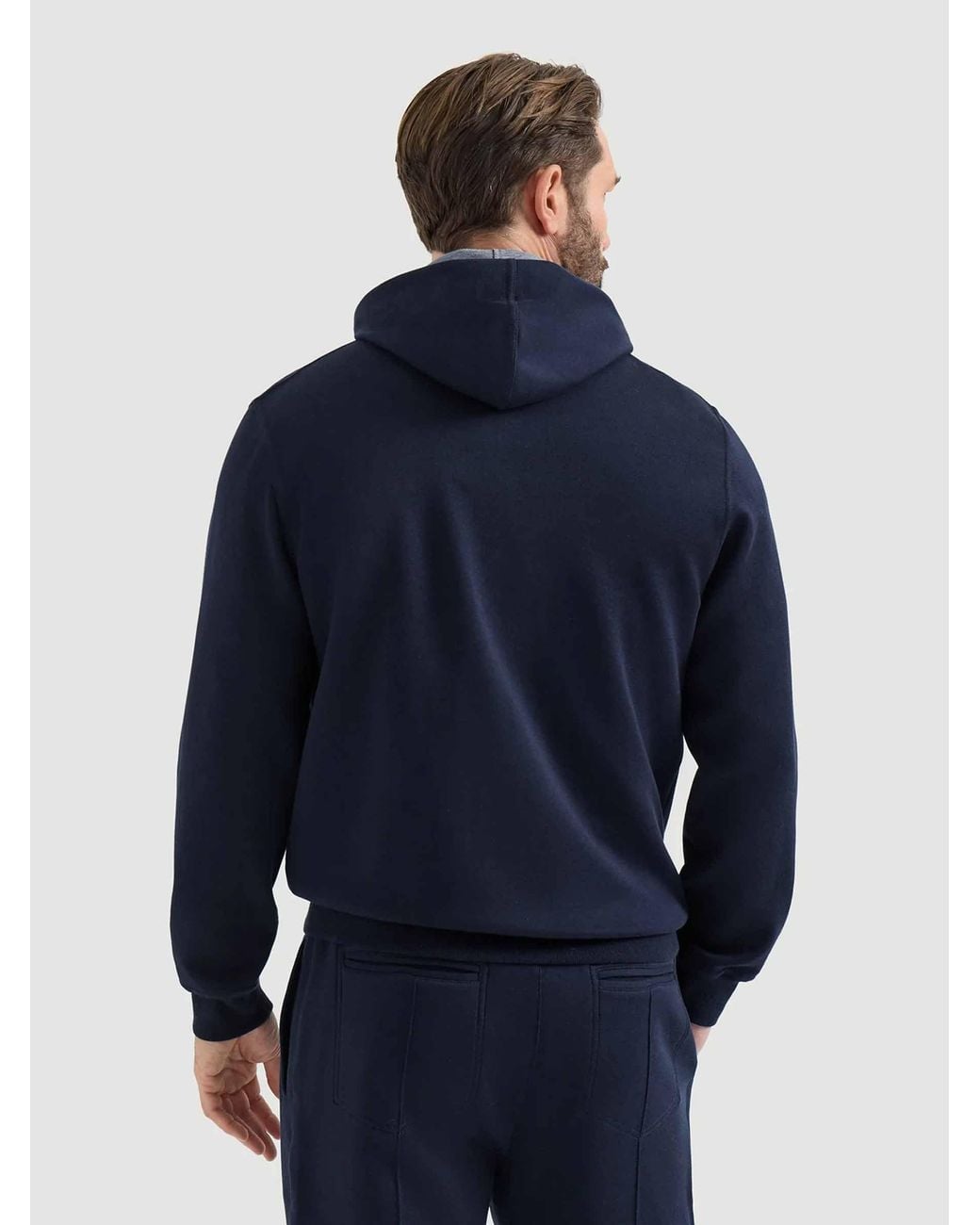 Sudadera Capucha Cremallera Brunello Cucinelli de hombre de color Blue
