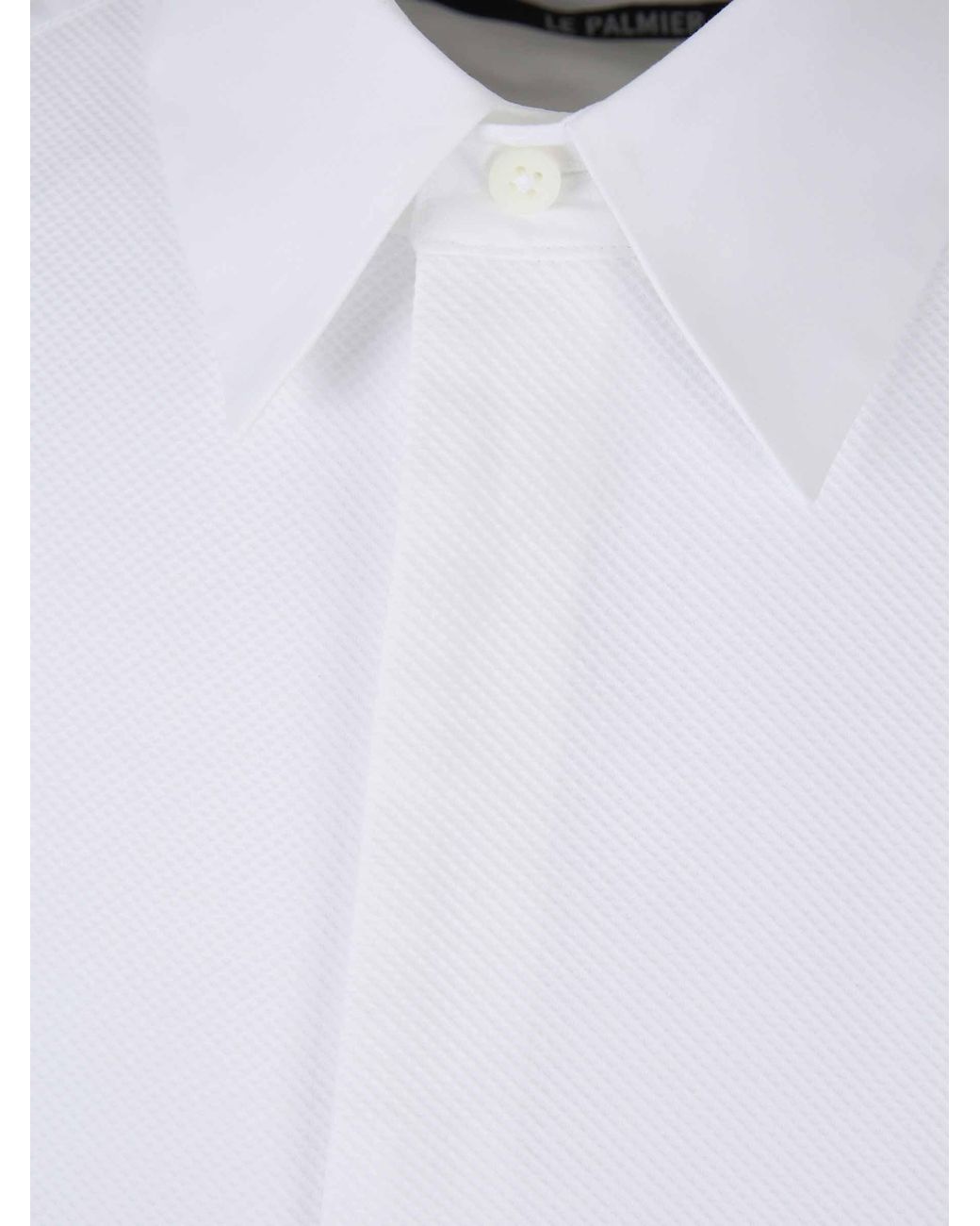 Jacquemus White Poisson Cotton Shirt for men