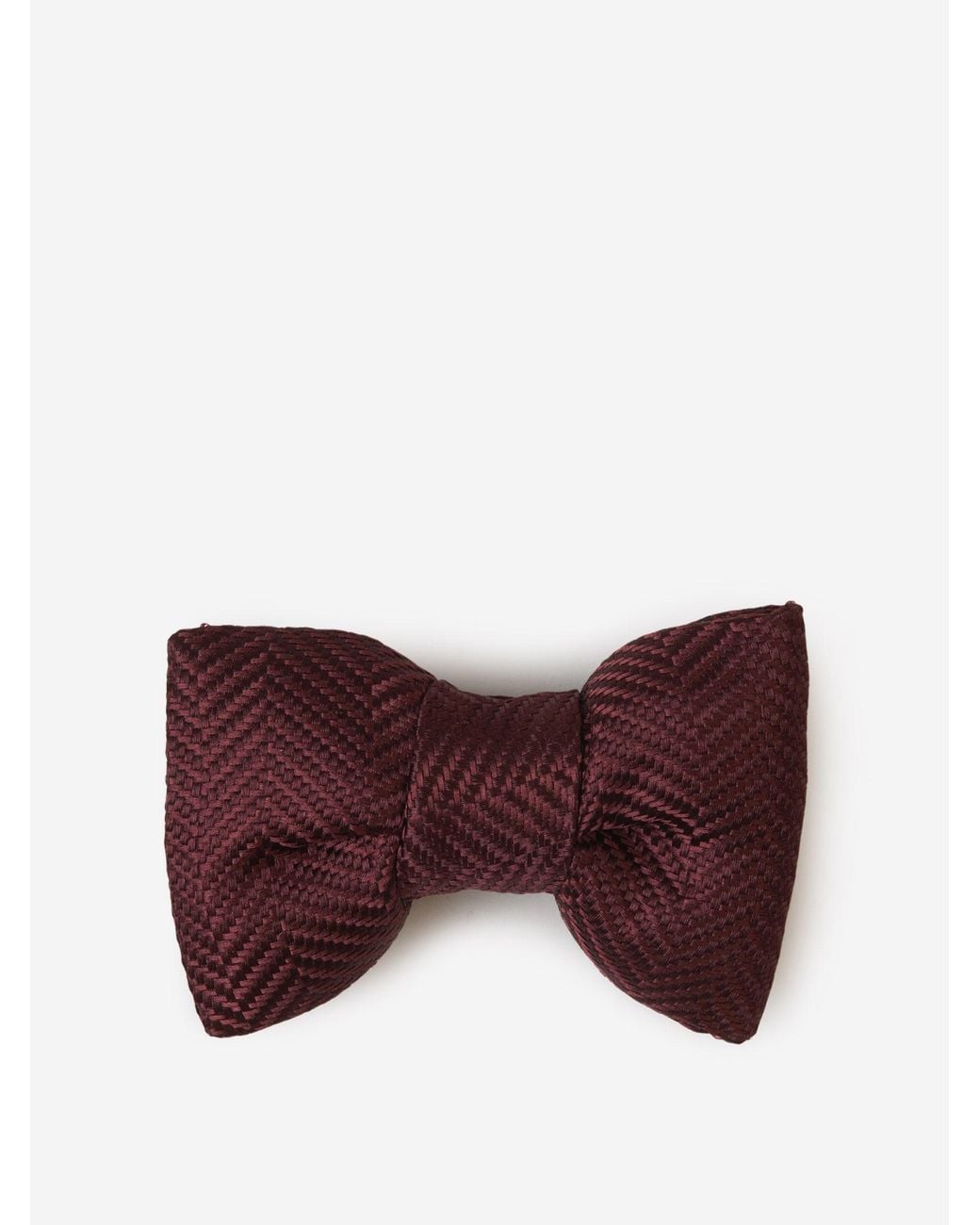 Tom Ford Black Textured Silk Bow Tie for men