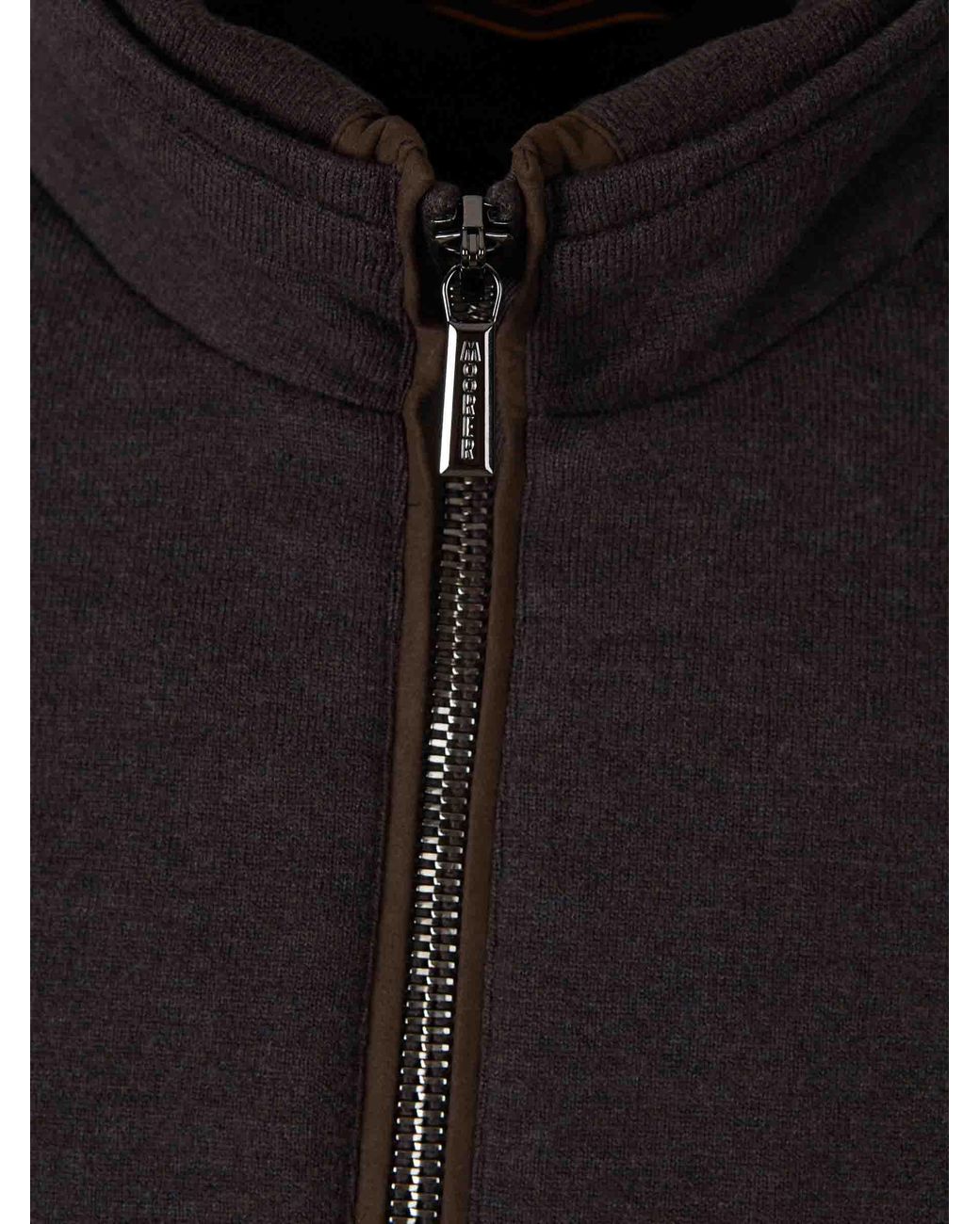 Moorer Black Bellati-Mrw Casual Jacket for men