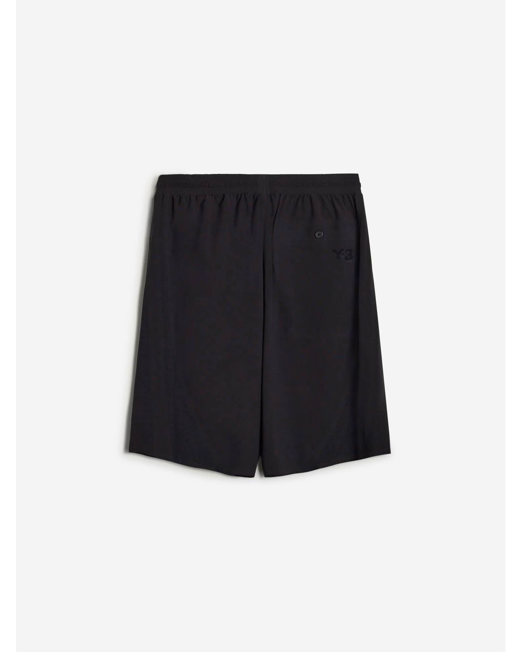 Y-3 Black Loose-Fitting Bermuda Shorts for men