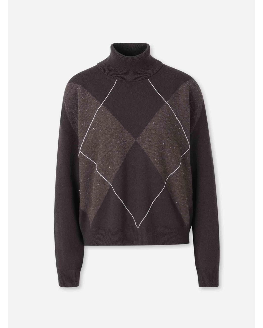 Peserico Multicolor Turtleneck Sweater