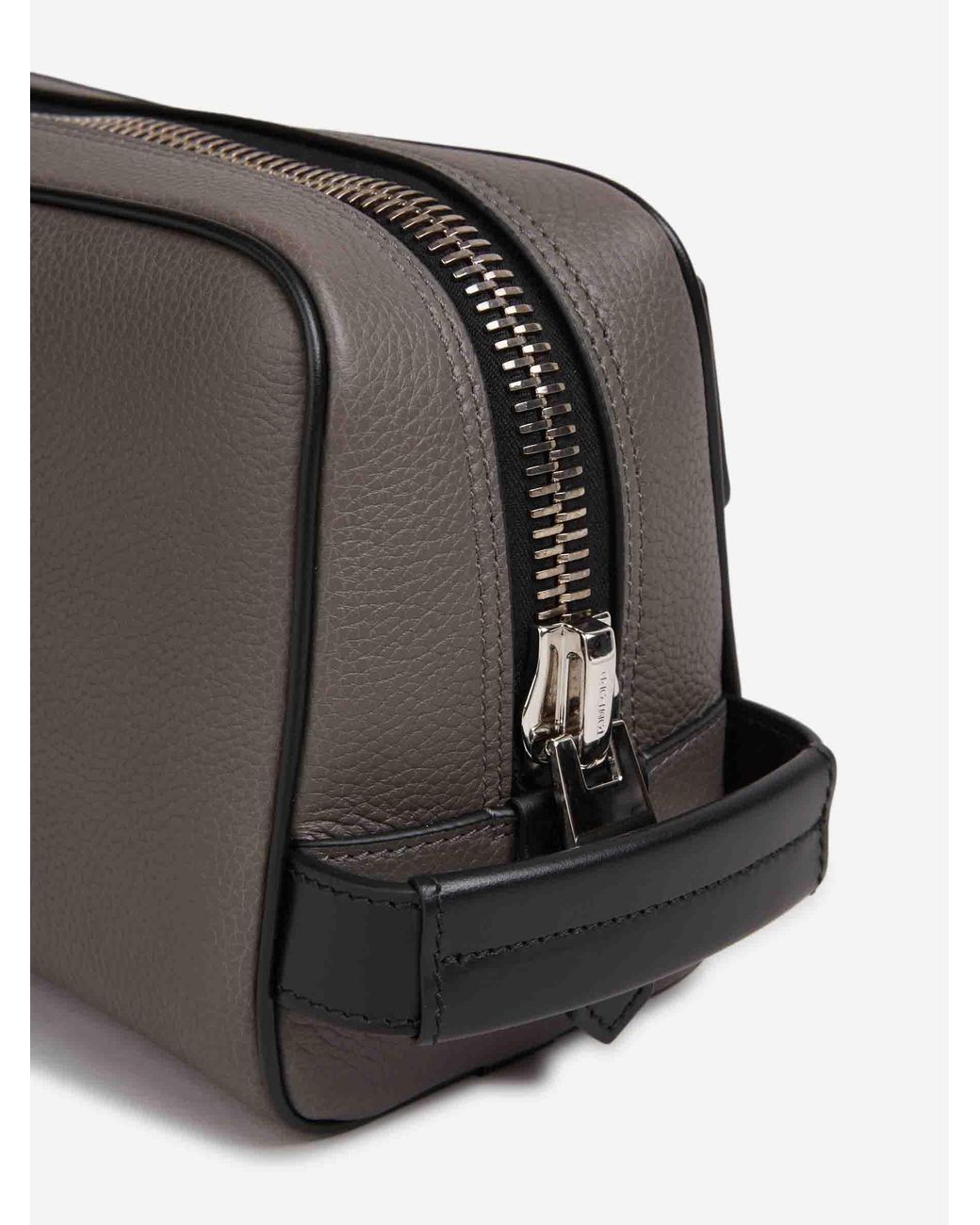 Tom Ford Black Leather Toiletry Bag for men