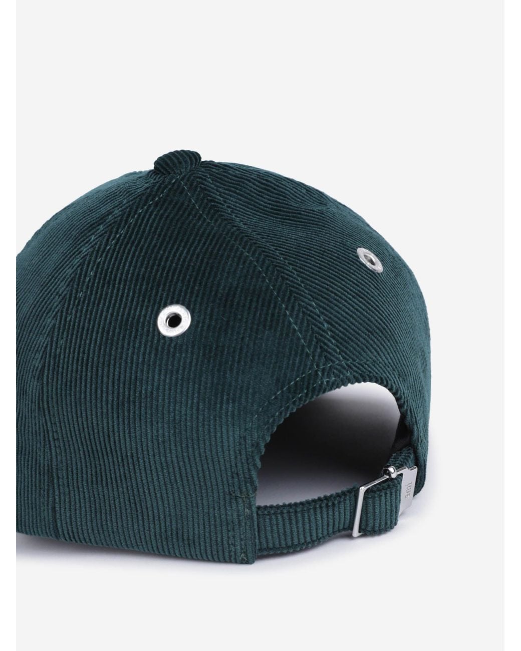 AMI Blue Corduroy Logo Cap for men