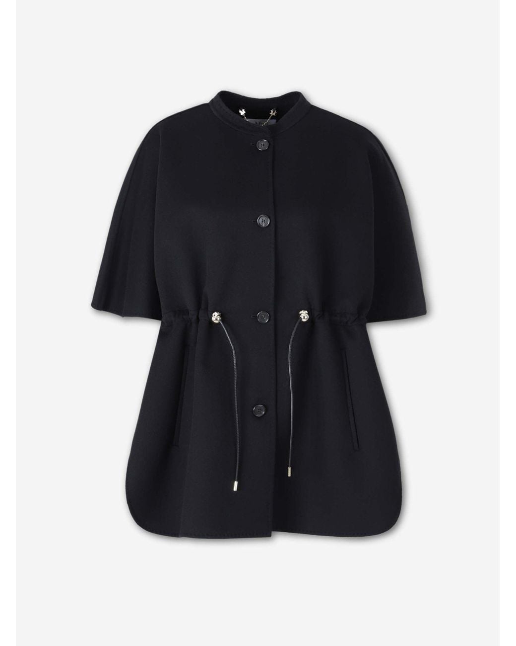 Max Mara Black Wool Layer