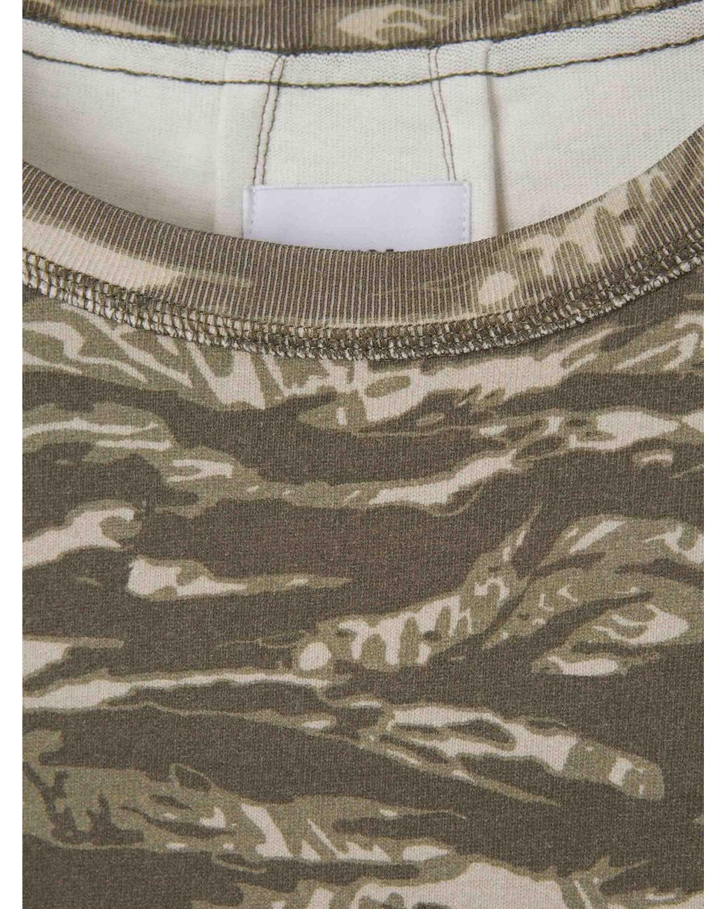 Rhude Green Tiger Camo T-Shirt for men