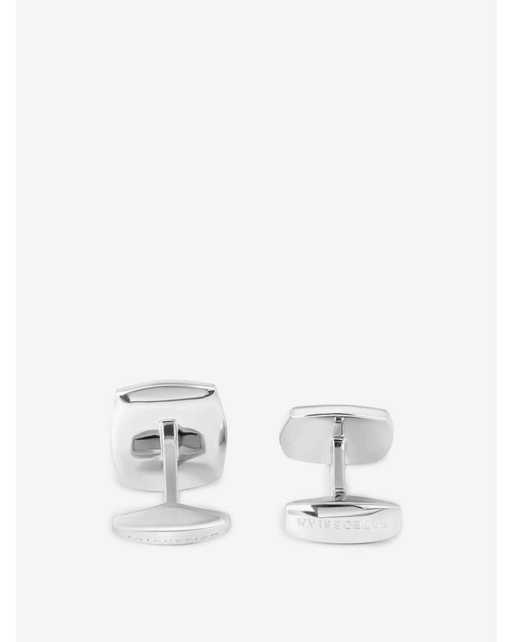 Tateossian White Square Onyx Cufflinks for men