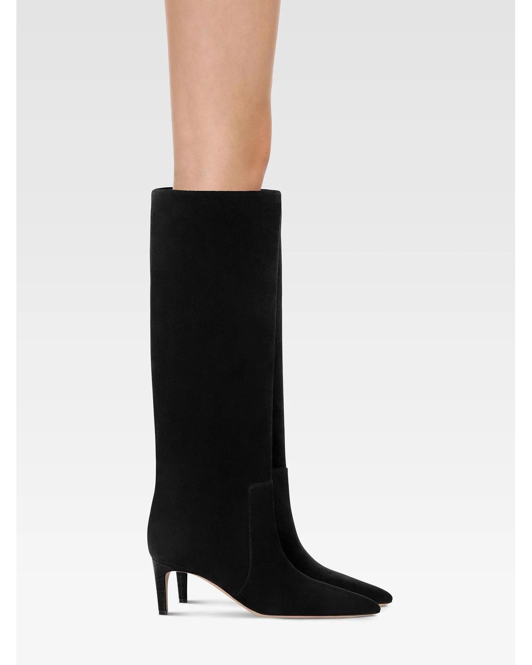 Paris Texas Black Stiletto Boots 60