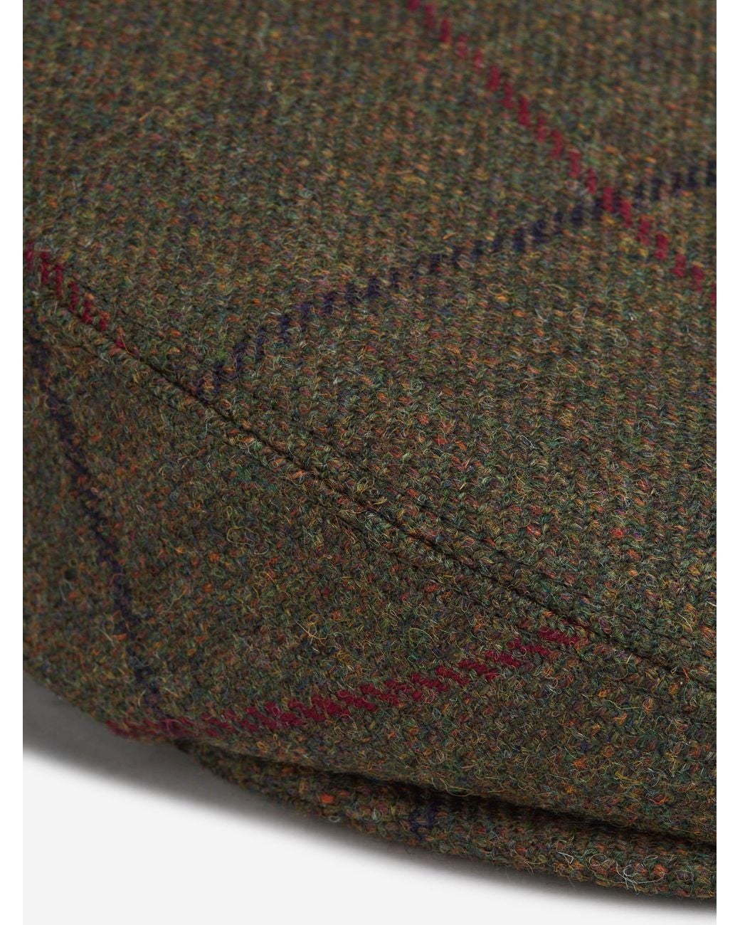 Lock & Hatters Green Tweed Plaid Beret for men