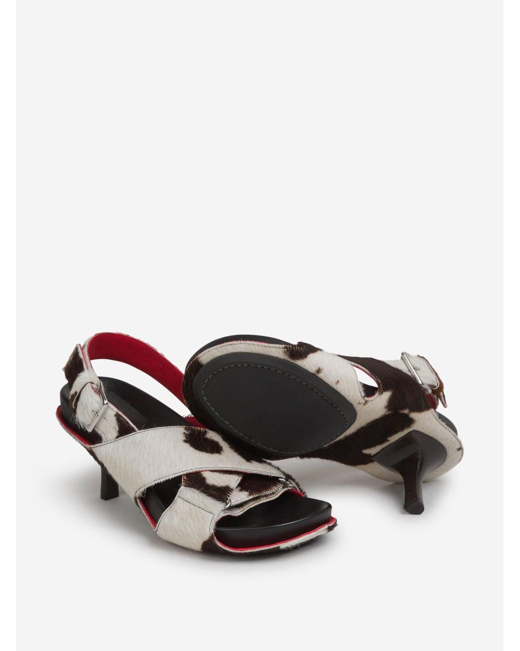 Marni White Fussbett Heeled Sandals